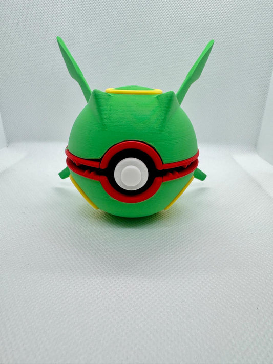 0384 - Rayquaza Poke Ball Stampa 3D