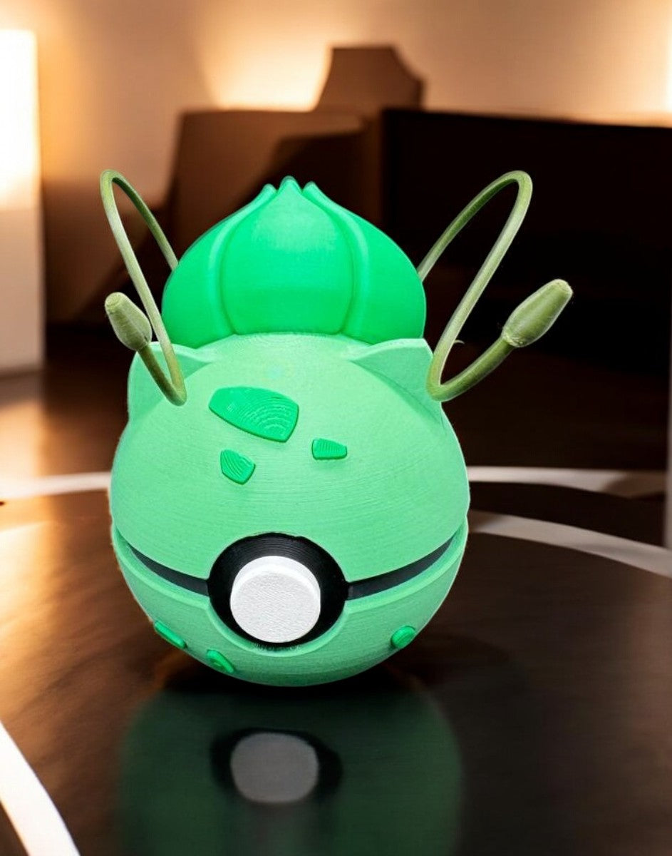 0001 - Bulbasaur Poke Ball - Stampa 3D