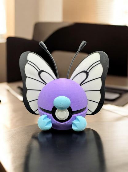 0013 - Butterfree Poke Ball - Stampa 3D