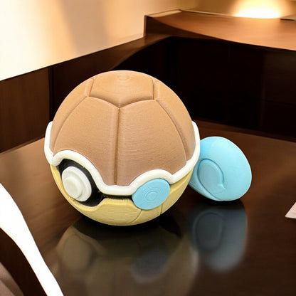 0007 - Squirtle Poke Ball - Stampa 3D