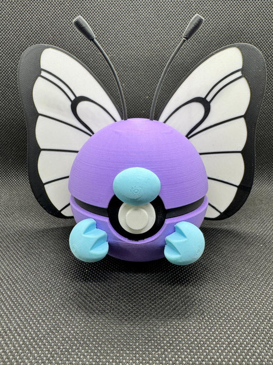 #0013 Butterfree Poke Ball - Stampa 3D