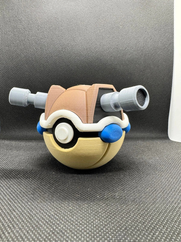 #0009 Blastoise Poke Ball - Stampa 3D