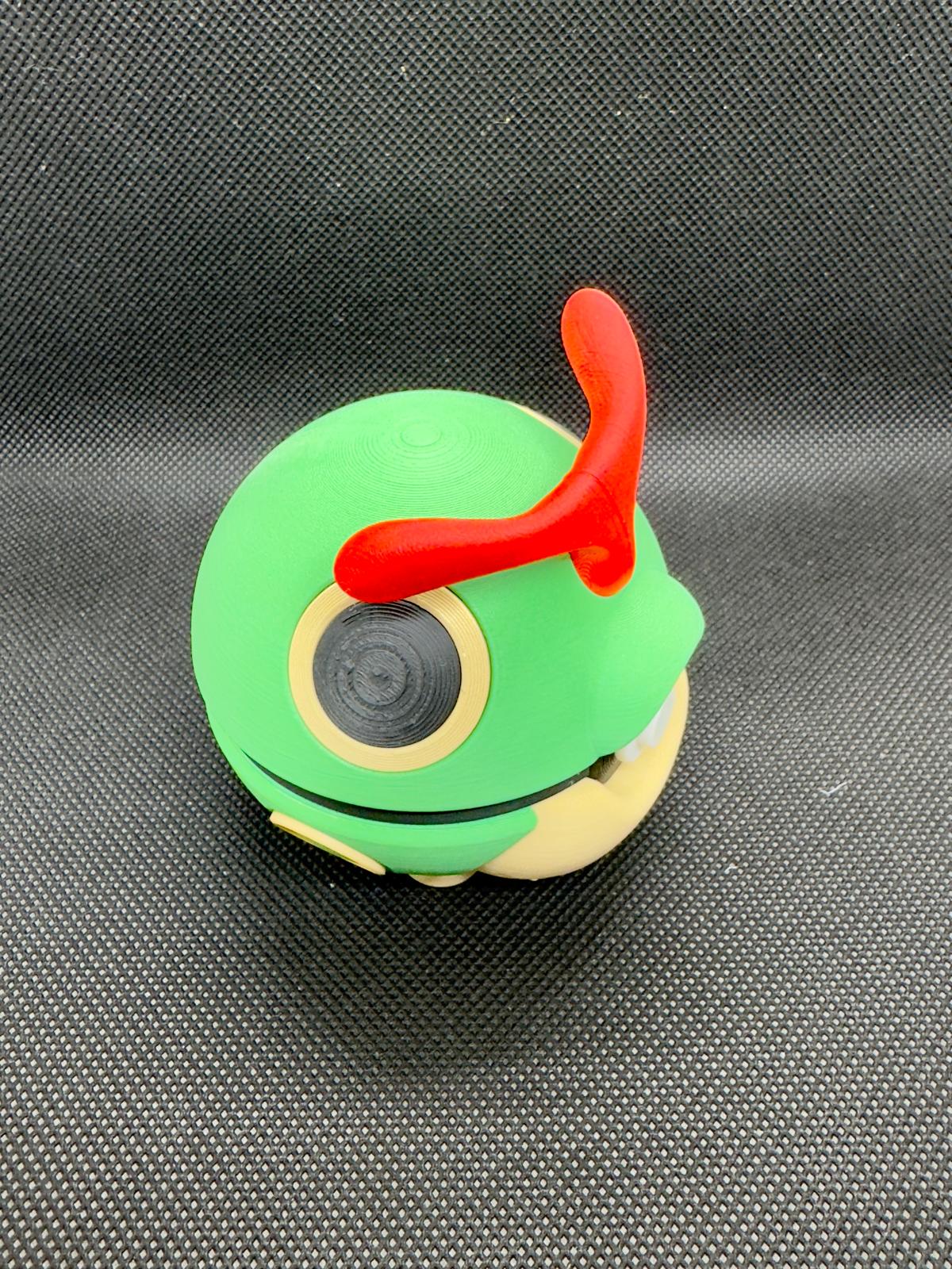 #0011 Caterpie Poke Ball - Stampa 3D