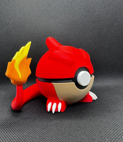 #0005 Charmeleon Poke Ball - Stampa 3D