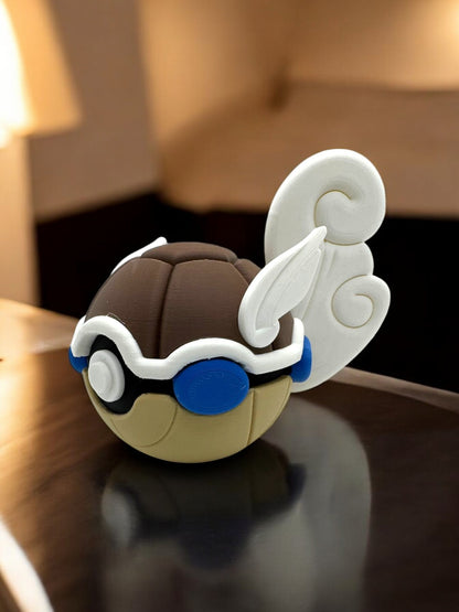 0008 - Wartortle Poke Ball - Stampa 3D