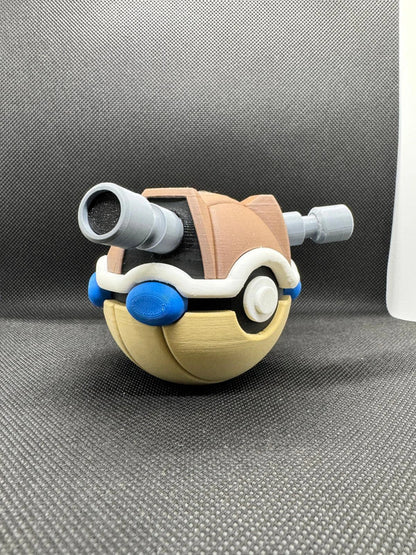 #0009 Blastoise Poke Ball - Stampa 3D