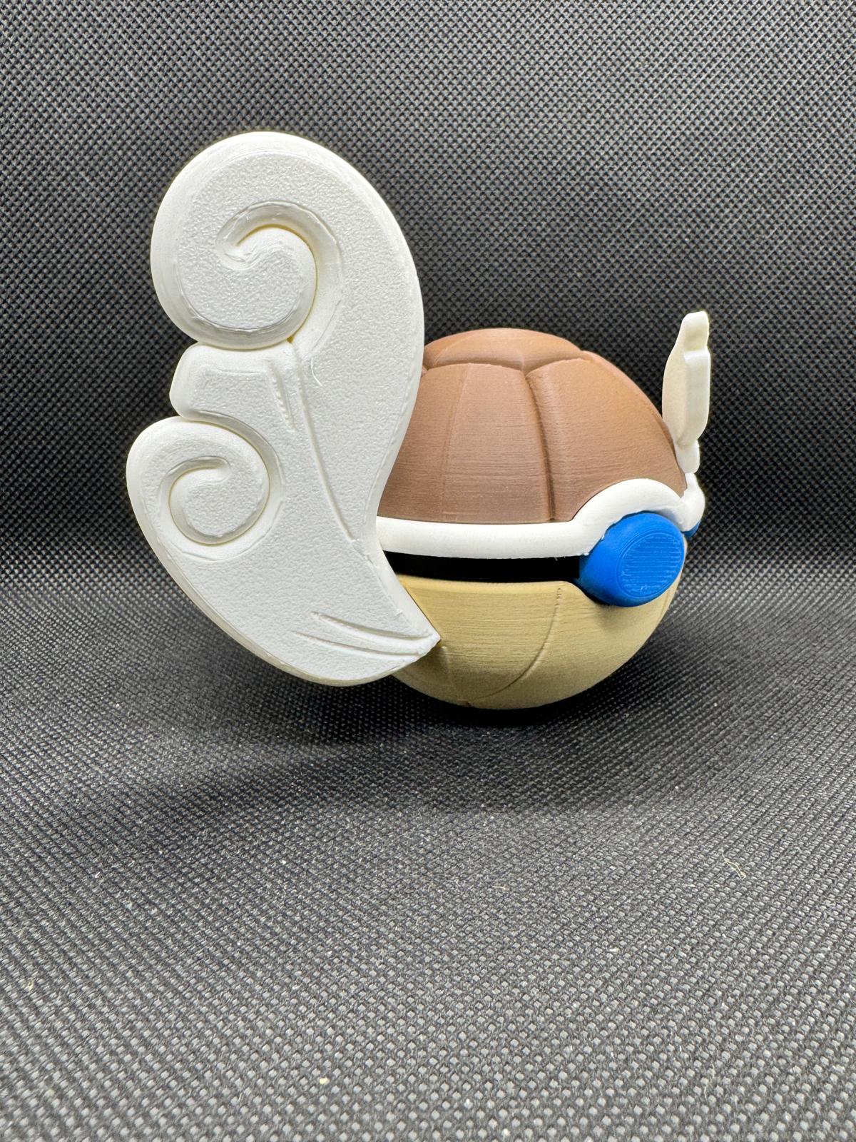 #0008 Wartortle Poke Ball - Stampa 3D