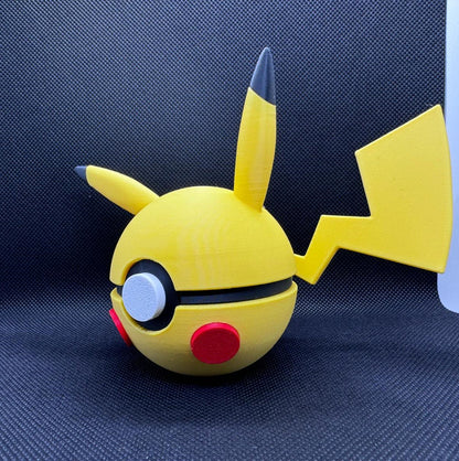 #0025 Pikachu Poke Ball - Stampa 3D