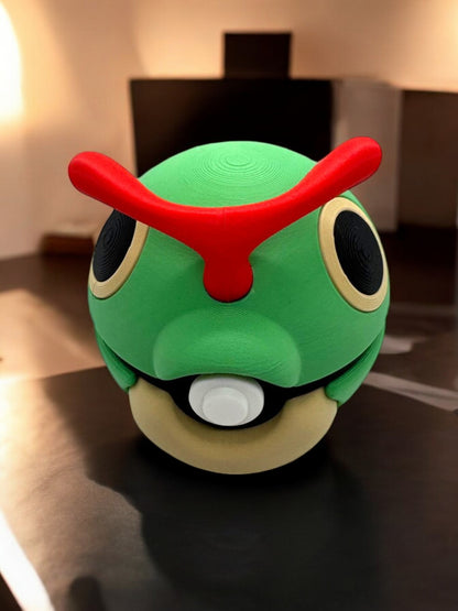 0011 - Caterpie Poke Ball - Stampa 3D