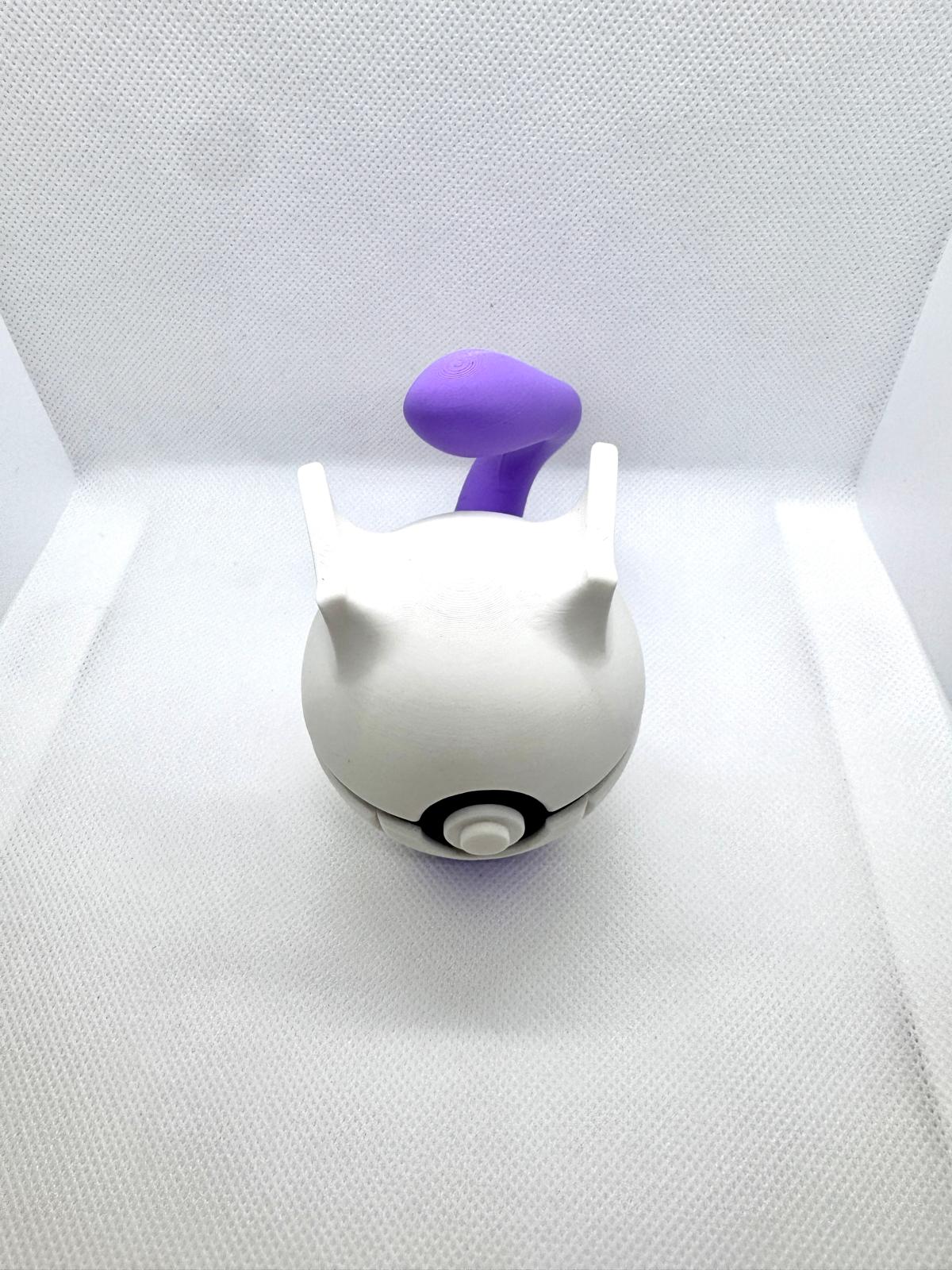 0150 - Mewtwo Poke Ball Stampa 3D