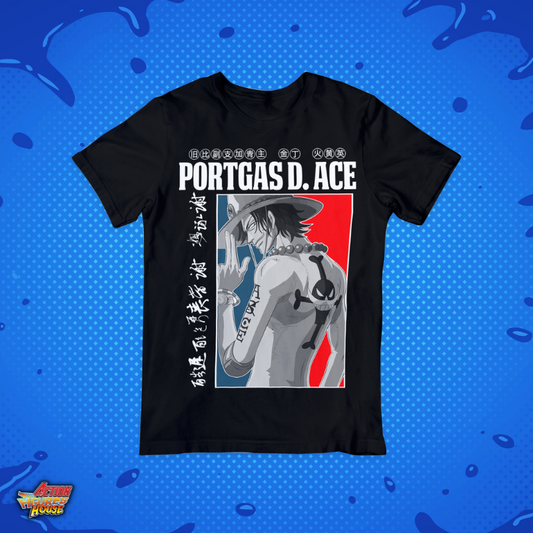 One Piece T-Shirt Portgas Ace