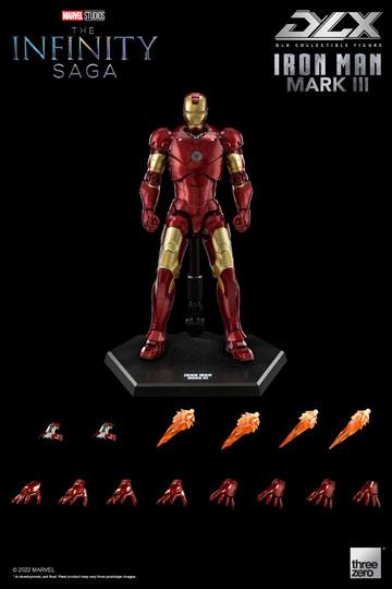 Infinity Saga DLX Action Figure 1/12 Iron Man Mark 3 17 cm