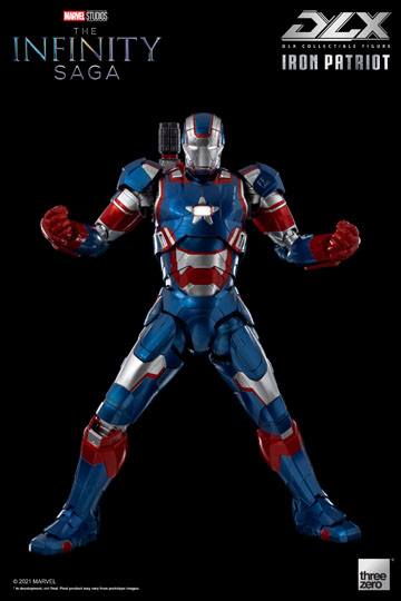 Infinity Saga DLX Action Figure 1/12 Iron Patriot 17 cm