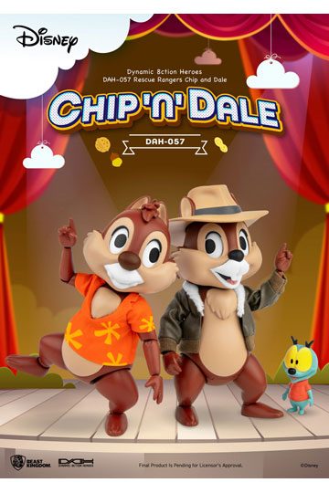 Chip 'n Dale: Rescue Rangers Dynamic 8ction Heroes Action Figures 1/9 Chip &amp; Dale 10 cm