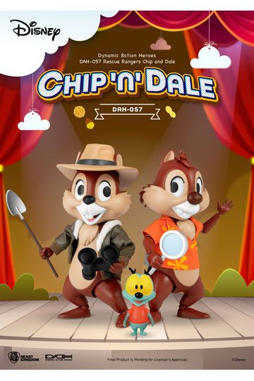 Chip 'n Dale: Rescue Rangers Dynamic 8ction Heroes Action Figures 1/9 Chip &amp; Dale 10 cm