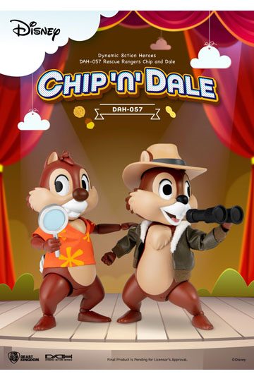 Chip 'n Dale: Rescue Rangers Dynamic 8ction Heroes Action Figures 1/9 Chip &amp; Dale 10 cm