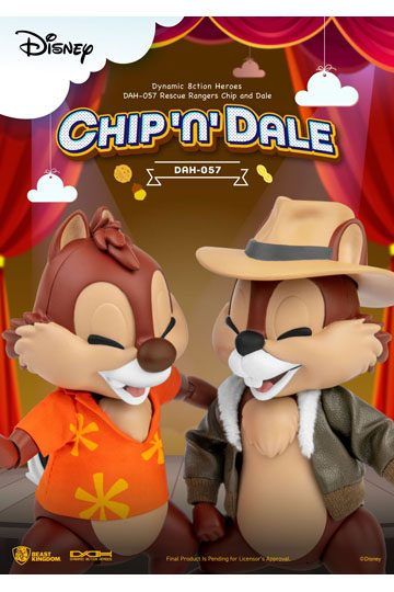 Chip 'n Dale: Rescue Rangers Dynamic 8ction Heroes Action Figures 1/9 Chip &amp; Dale 10 cm