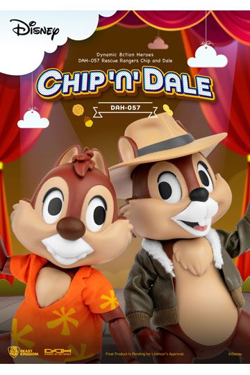 Chip 'n Dale: Rescue Rangers Dynamic 8ction Heroes Action Figures 1/9 Chip &amp; Dale 10 cm