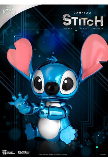 Disney 100 Years of Wonder Dynamic 8ction Heroes Action Figure 1/9 Stitch (Lilo &amp; Stitch) 16 cm