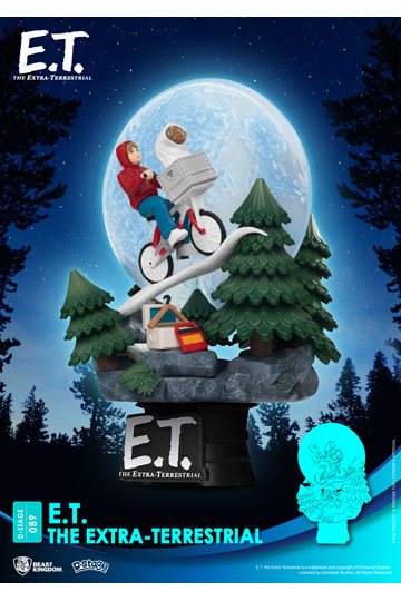 E.T. the Extra-Terrestrial D-Stage PVC Diorama Iconic Scene Movie Scene 15 cm