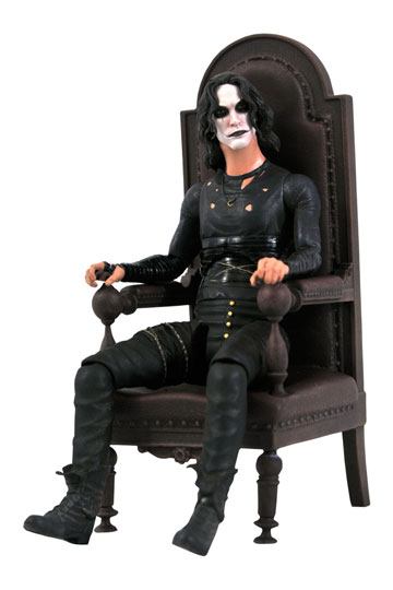 The Crow Deluxe Action Figure Eric Draven in Chair SDCC 2021 Exclusive 18 cm