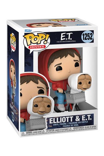 E.T. the Extra-Terrestrial POP! Vinyl Figure Elliot w/ET in Bike Basket 9 cm