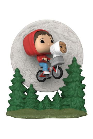 E.T. the Extra-Terrestrial POP! Moment Vinyl Figure Elliot and ET Flying (GITD) 9 cm