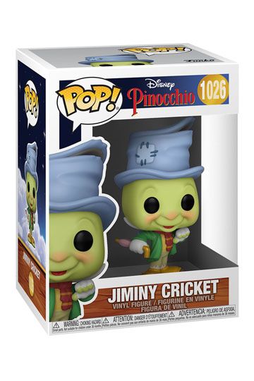 Pinocchio 80th Anniversary POP! Disney Vinyl Figure Street Jiminy 9 cm