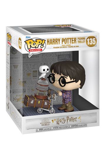 Harry Potter POP! Deluxe Vinyl Figure Harry Pushing Trolley 9 cm