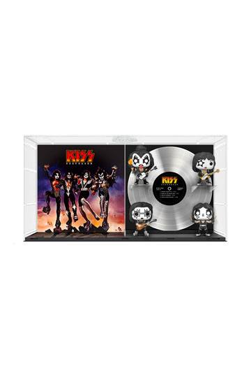 KISS POP! Albums Vinyl Figure 4-Pack Destroyer GITD 9 cm