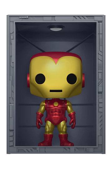 Marvel POP! Deluxe Vinyl Figure Hall of Armor Iron Man Model 4 PX Exclusive 9 cm