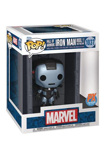 Marvel POP! Deluxe Vinyl Figure Hall of Armor Iron Man Model 11 War Machine PX Exclusive 9 cm