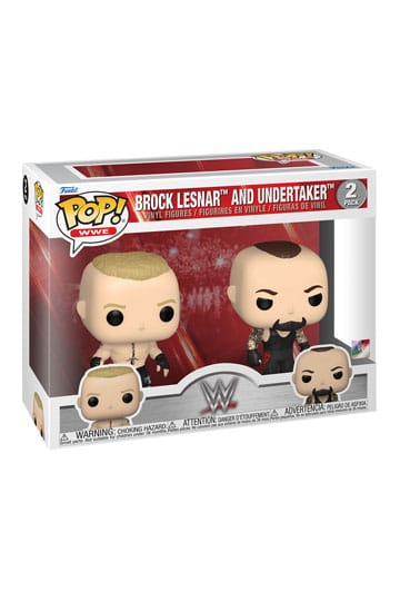 WWE POP! Vinyl Figures 2-Pack Lesnar/Undertaker 9 cm