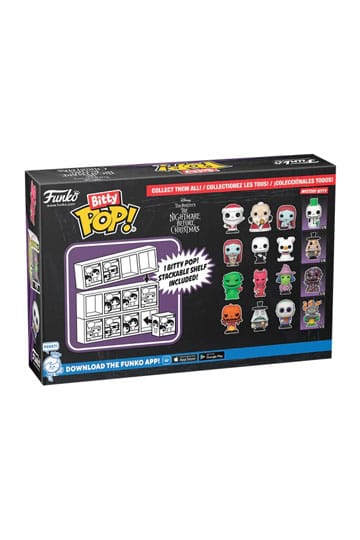 Nightmare Before Christmas Bitty POP! Vinyl Figure 4-Pack Santa Jack 2,5 cm