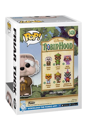 Robin Hood POP! Disney Vinyl Figure Friar Tuck 9 cm
