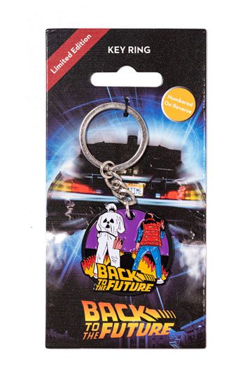 Back to the Future Metal Keychain Marty &amp; Doc