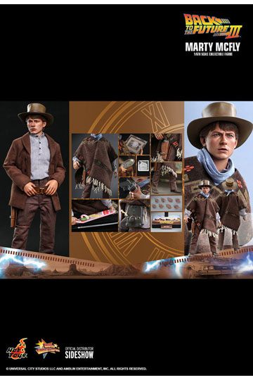 Back To The Future III Movie Masterpiece Action Figure 1/6 Marty McFly 28 cm