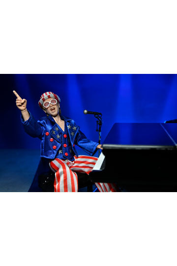 Elton John Clothed Action Figure Live in '76 Deluxe Set 20 cm