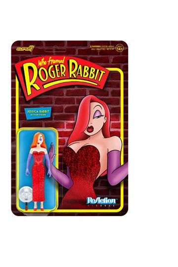 Who Framed Roger Rabbit ReAction Action Figure Jessica Rabbit 10 cm
