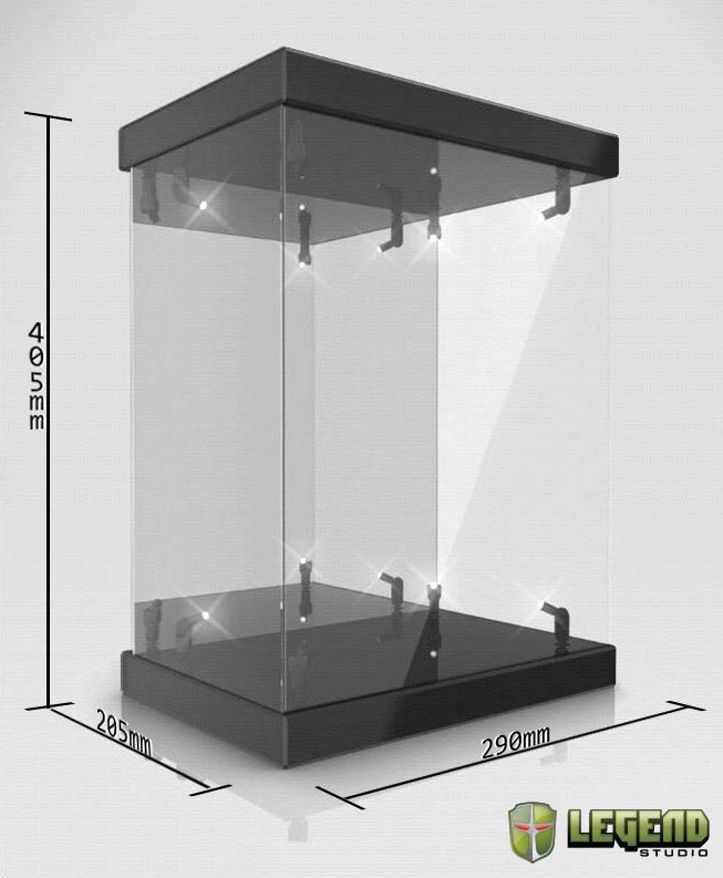 Master Light House Acrylic Display Case with Lighting for 1/6 Action Figures (black) (6092719882421)